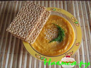 Суп-пюре из тыквы. (Вариант)