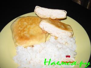 Курица в блине