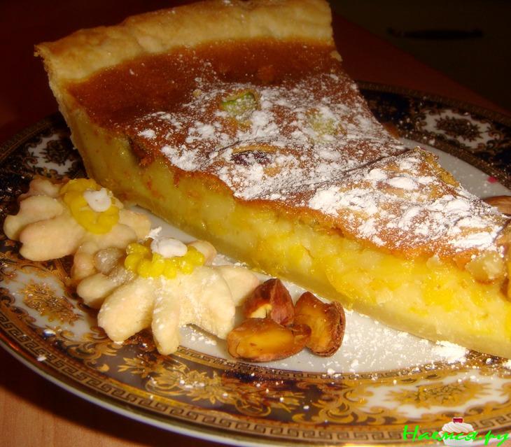 Пряный апельсиновый пирог с фисташками Пряный апельсиновый пирог с фисташками