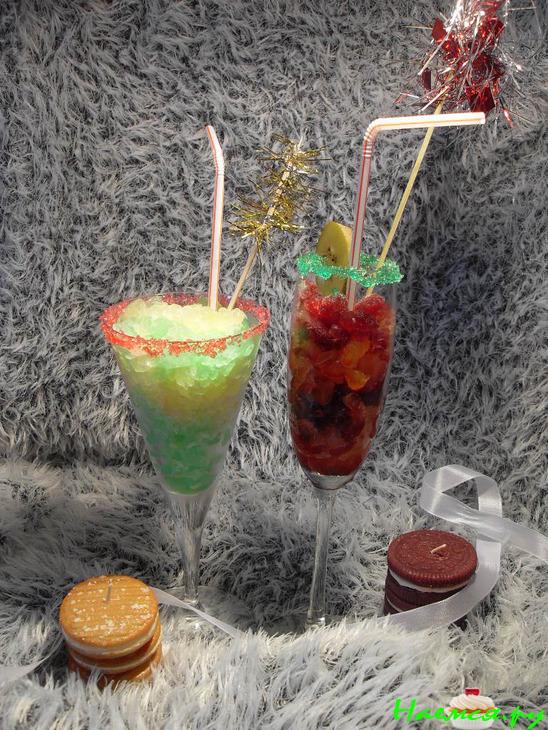 Коктейли "Фруктовое и лимонадное сорбе"