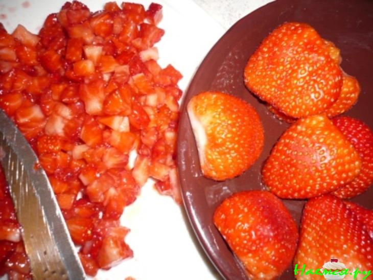 Тортик «Клубничная полоска»