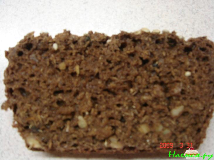 Хлеб бездрожжевой с отрубями на солодовой закваске