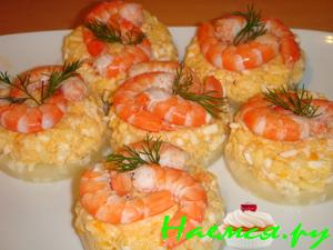 Креветки на кольцах Креветки на кольцах