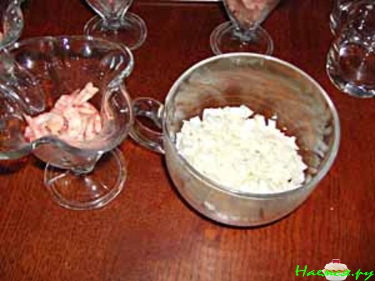 Закусочный коктейль с креветками