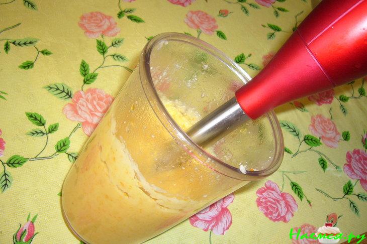 Суп-пюре из цветной капусты и кабачка