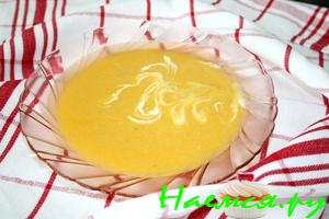 Крем-суп из тыквы с птицей