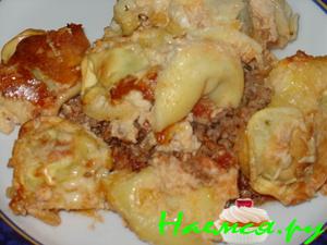 Запеканка с тортеллини