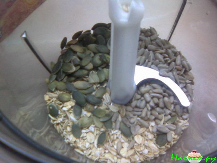 Хлеб овсяный на закваске с семечками, почти одна польза! 