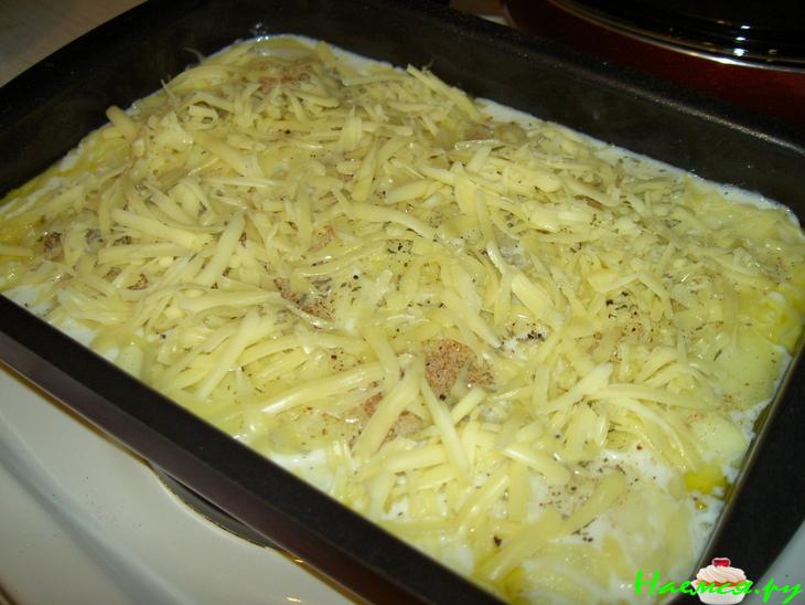 Печеный картофель кассероль