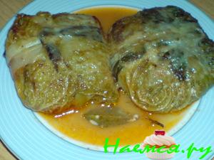 Голубцы с рыбой