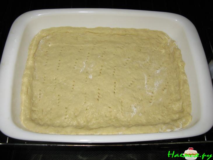 Пирог из быстрого теста с апельсином и клубникой Пирог из быстрого теста с апельсином и клубникой