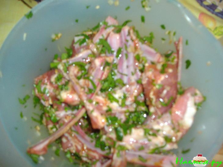 Пикантные бараньи ребрышки