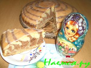 Ещё один вариант "Зебры". Сладкий пирог
