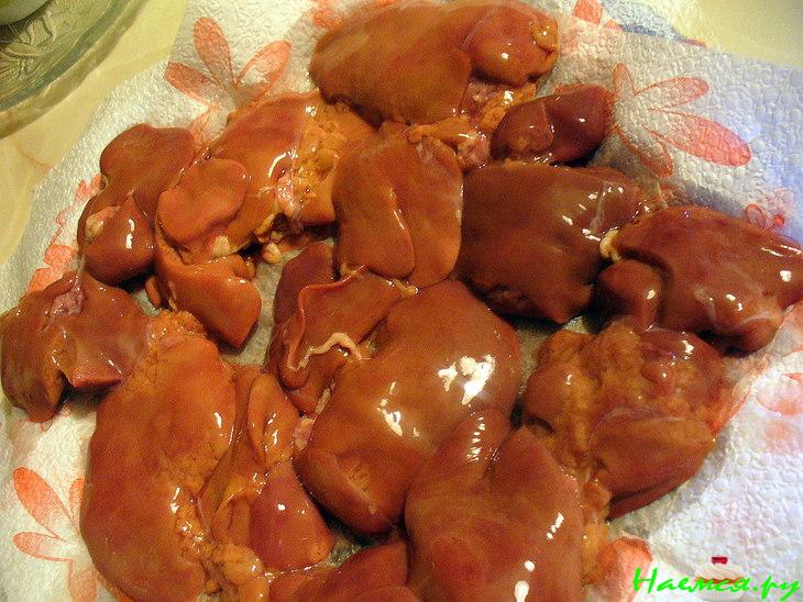 Печень с манго, лимоном и карри Печень с манго, лимоном и карри