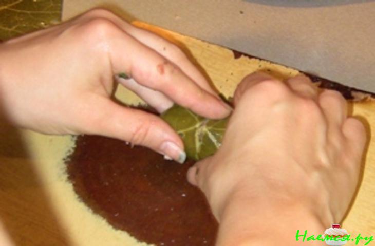 Долма в маринованных виноградных листьях