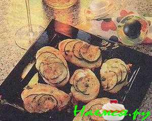 Закуска с цуккини, картофелем и сыром