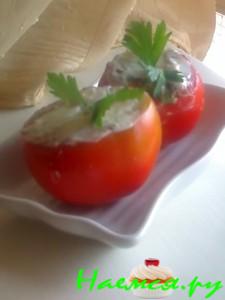 Фаршированные помидоры с баклажанами