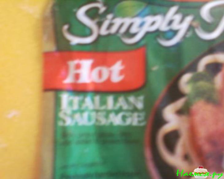 Итальянский суп с сосисками