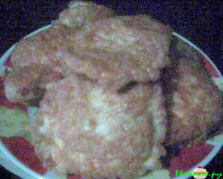 Жареная рыба в круглых вафельках Жареная рыба в круглых вафельках