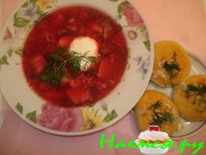 Ещё раз борщ "Вкуснятина" с пампушками и маленькими хитростями