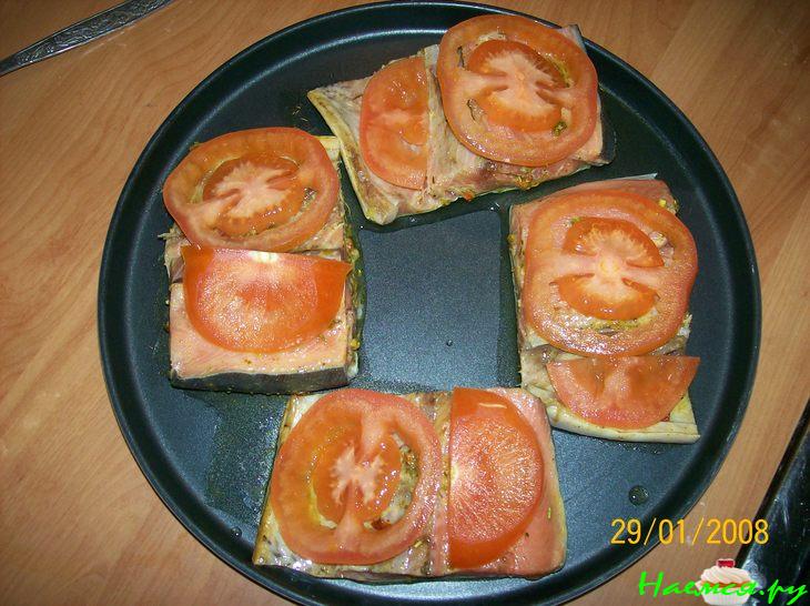 Лосось с помидорами и сыром в микроволновке