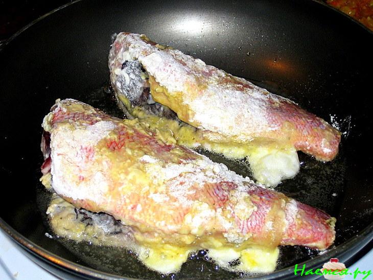 Окунь жаренный