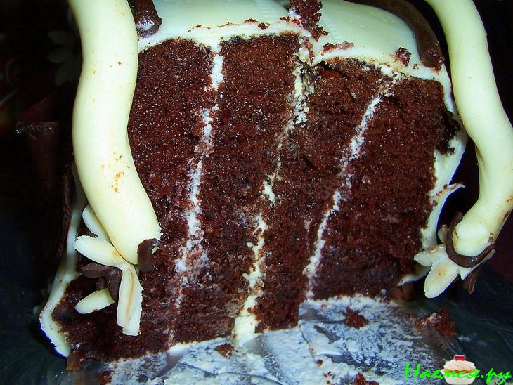 Торт "Сумка" (украшение)