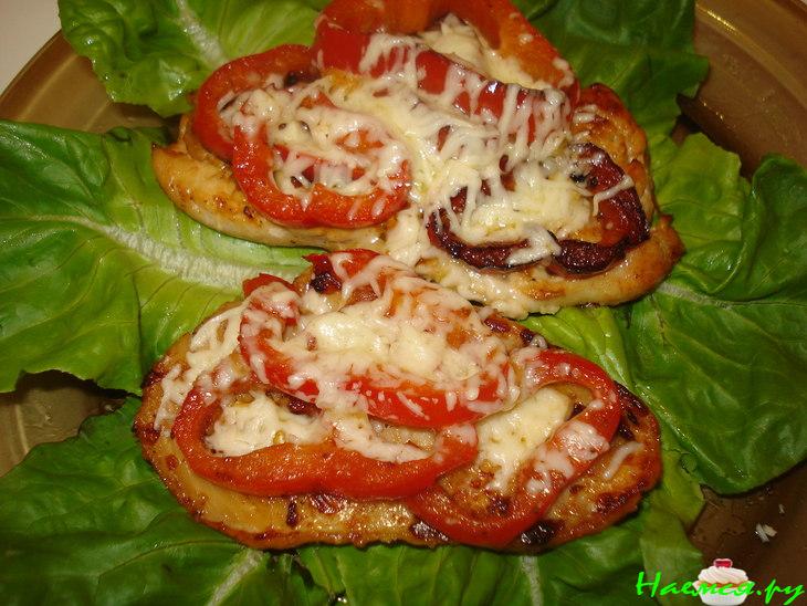 Куриное филе в чесночной карамели