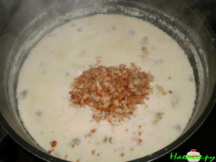 Молочный средиземноморский супчик