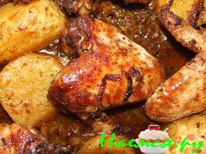 Куриные крылья в остром маринаде