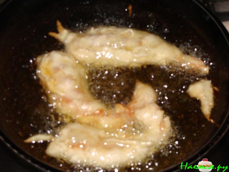 Креветки в кляре