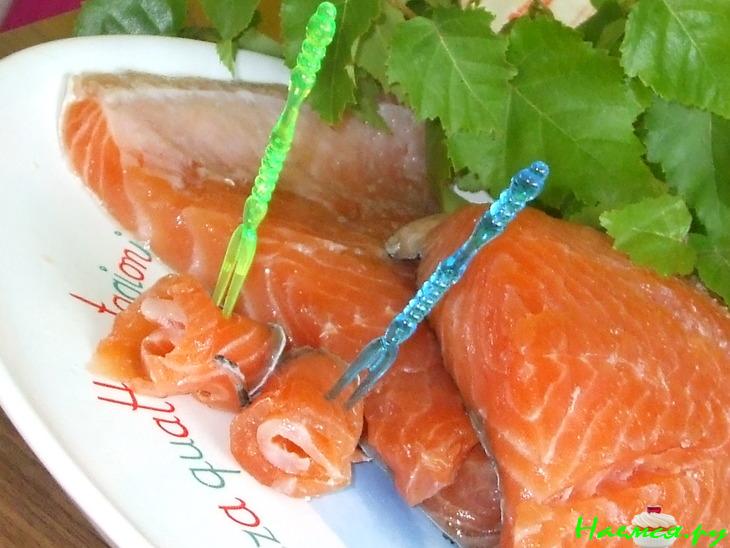 Свежесолёный лосось Свежесолёный лосось