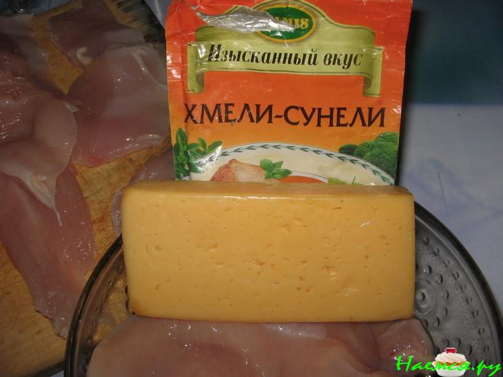 Куриная отбивная в майонезе с чесноком