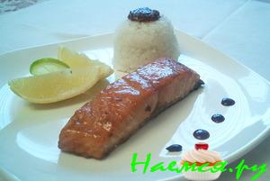 Глазированный лосось