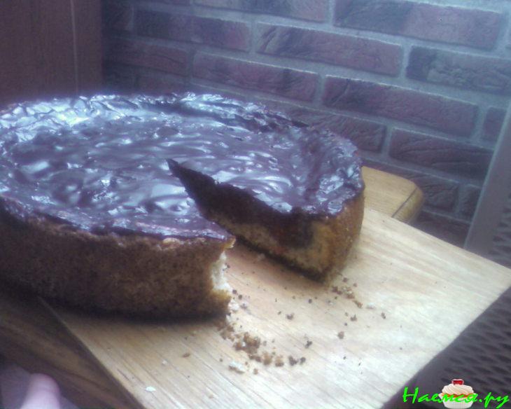 Творожно-маковый пирог