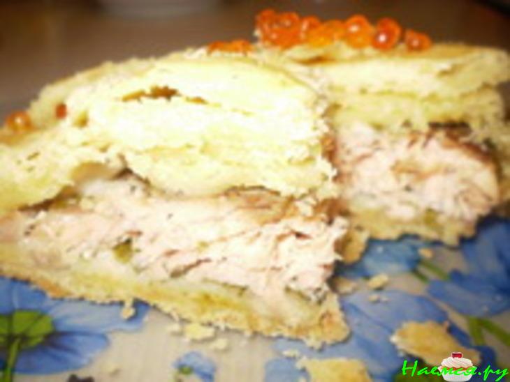 Пирог "Золотая рыбка"