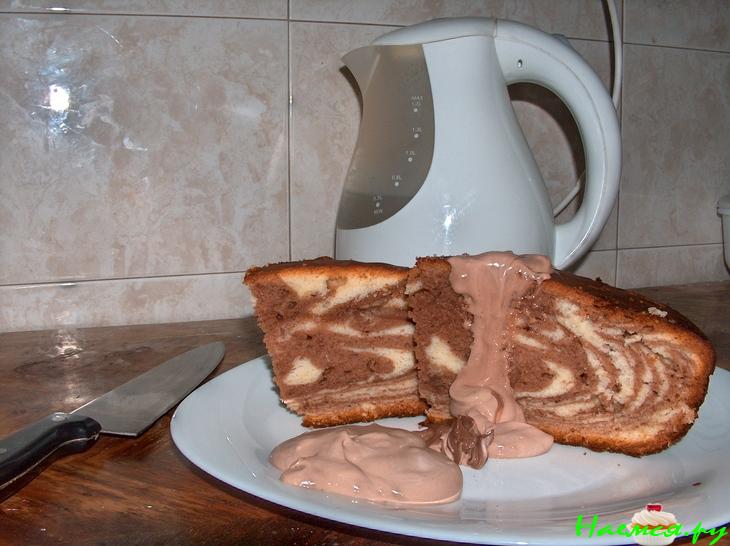 Кекс Мраморный на сметанке