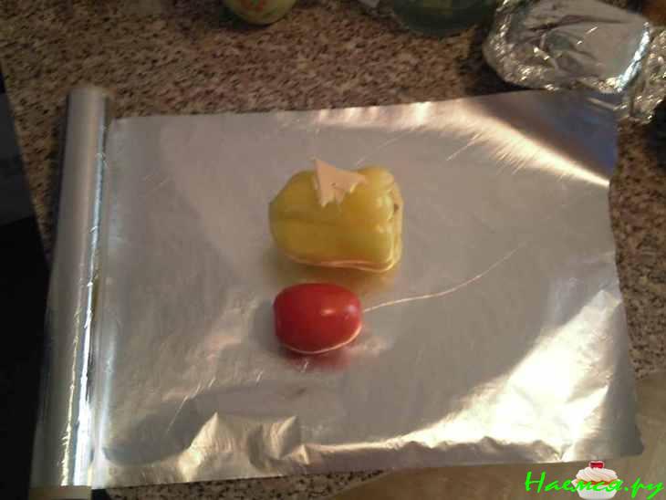 Перчик запеченный + шашлычок