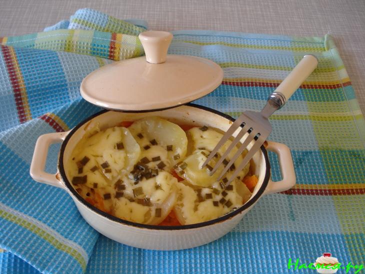 Рыба в горшочках