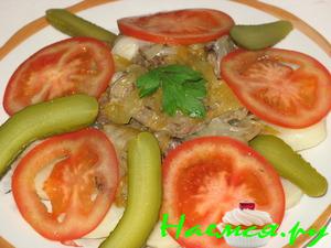 Печень жаренная по-домашнему