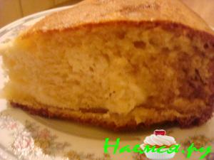 Творожный-творожный пирог