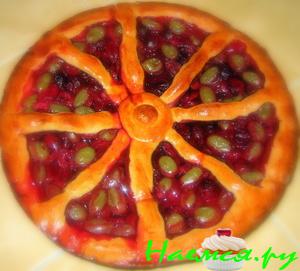 Летний открытый пирог