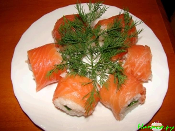 Рыбная закуска а-ля роллы Рыбная закуска а-ля роллы