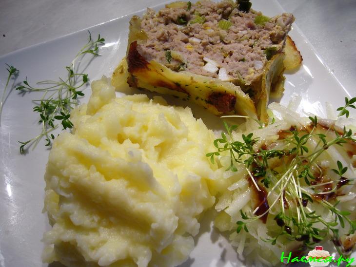 Мясная запеканка "Весеннее настроение"