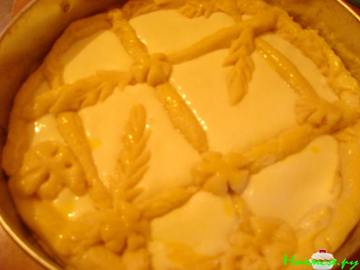 Творожный-творожный пирог