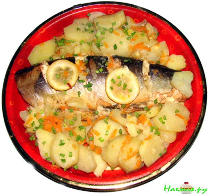 Рыбка в картофельном "море" Рыбка в картофельном "море"