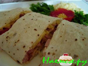 "Фаршированный" лаваш "Фаршированный" лаваш