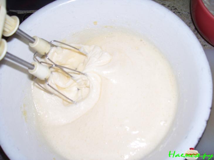 Манник нежный с яблочками и бананом