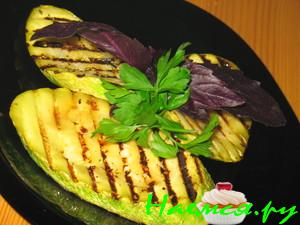 Кабачки, запеченные на гриле