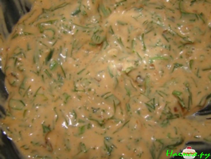 Каракатица фаршированная мидиями